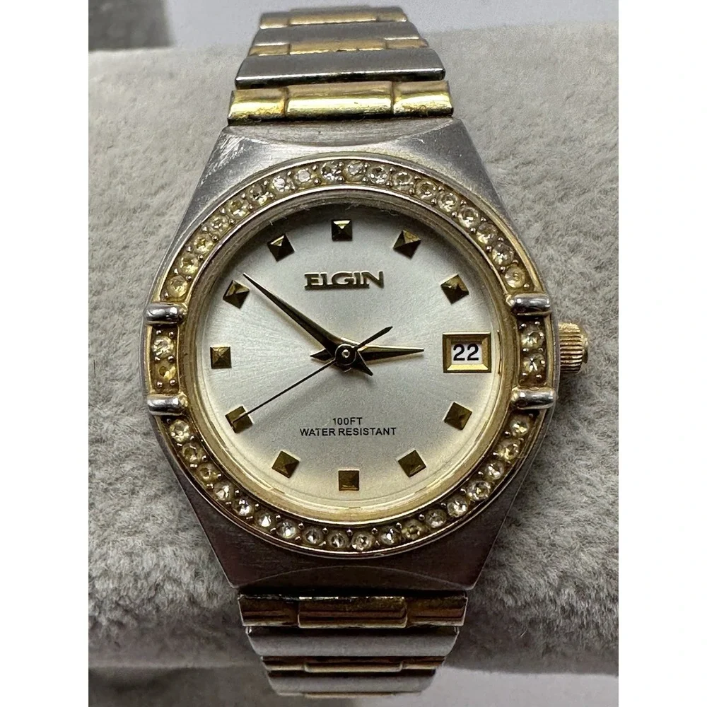 Elgin EG180 New Battery Ladies Watch 24MM 6